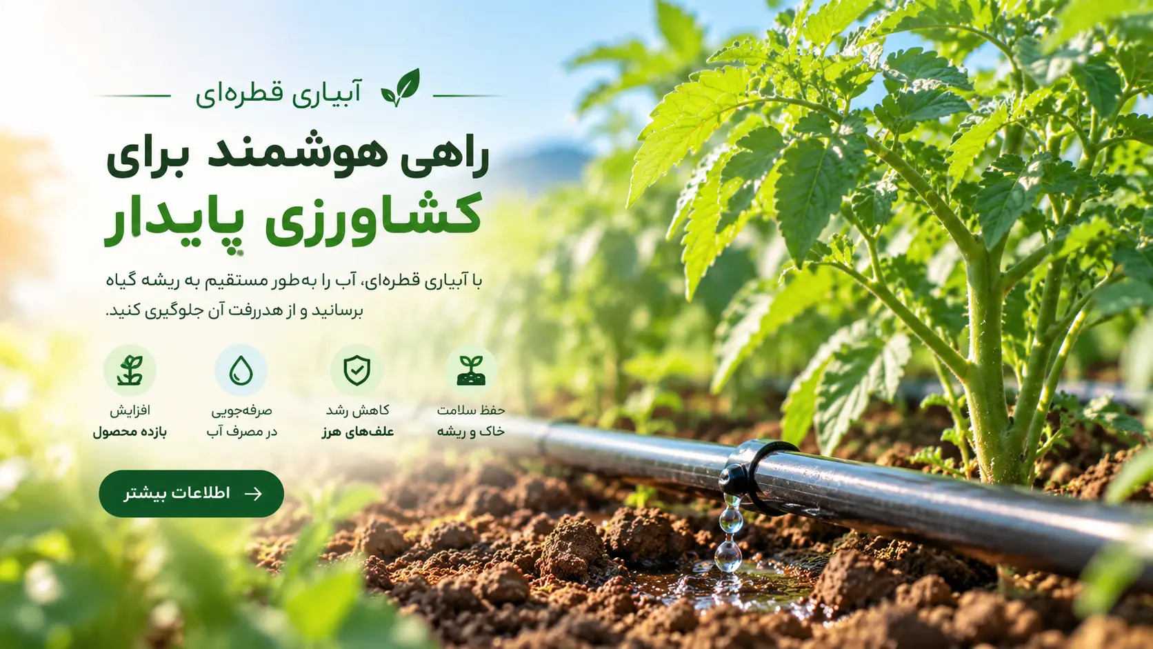 خرید لوازم آبیاری از کشت‌دریپ